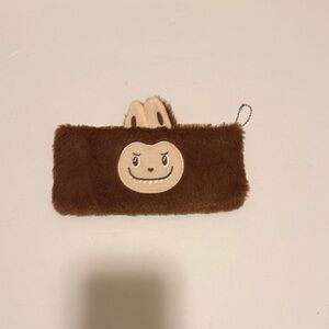 Monsters Brown Plush Kids Pencil Case